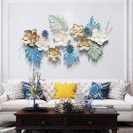 Metal leaf wall decor