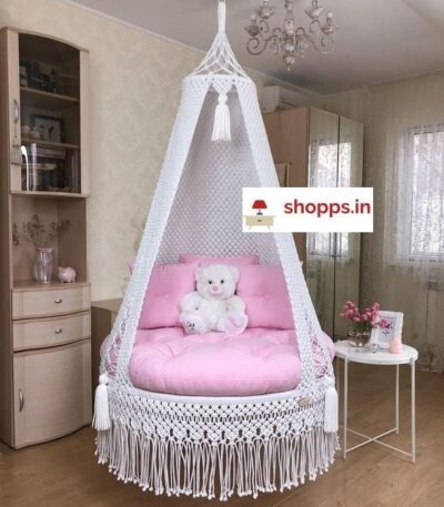 Premium white Macramé swing