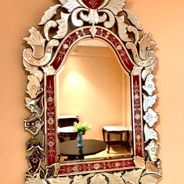 Etched Venetian Mirror