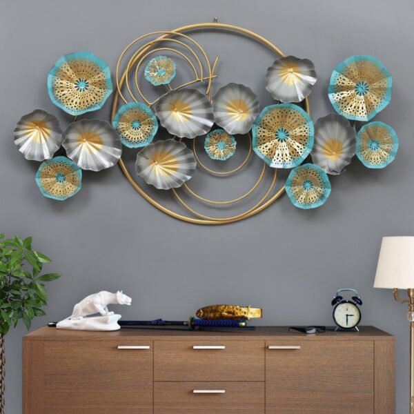 Green seashell Metal decor