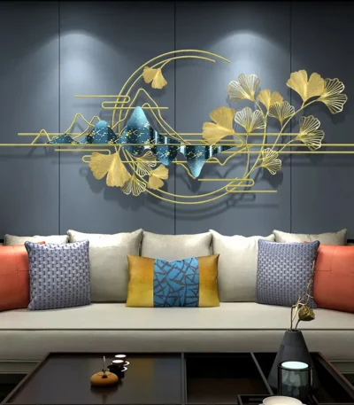 Mountain leaf decor