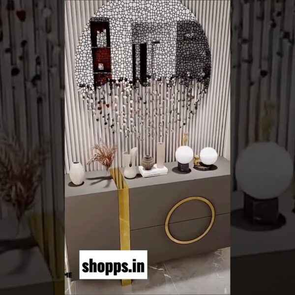 Droplet Round Mirror