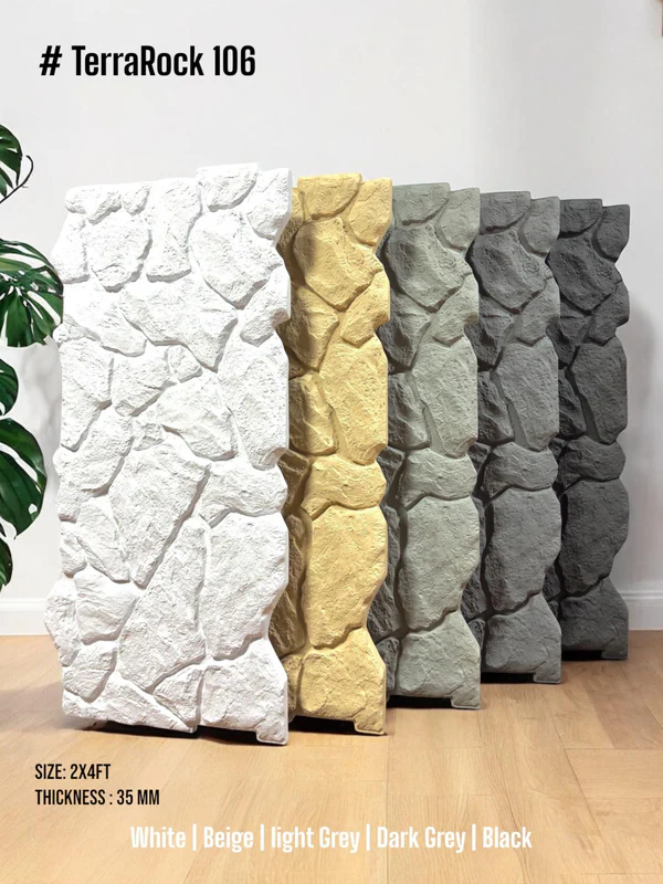 Terra rock PU panel