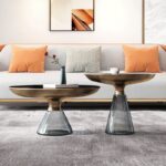 Glass table set